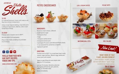 Athens, Mini Fillo Dough Shells, 15 Count (Frozen) - Image 3