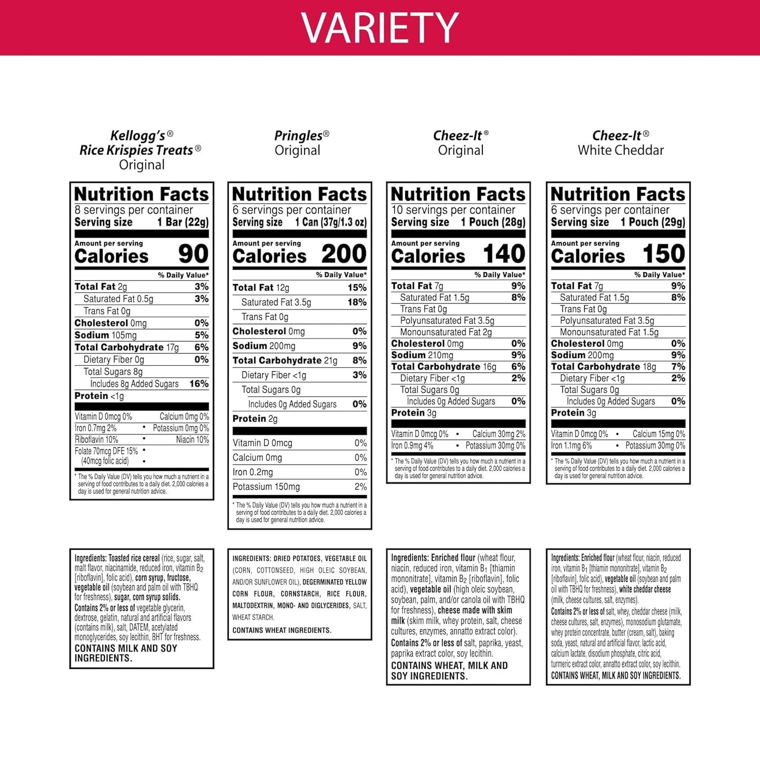 Kellogg's Snacks, Lunch Snacks, Kids Snacks, Mega Pack, Variety Pack, 30.1oz Box (30 Packs) - Image 3